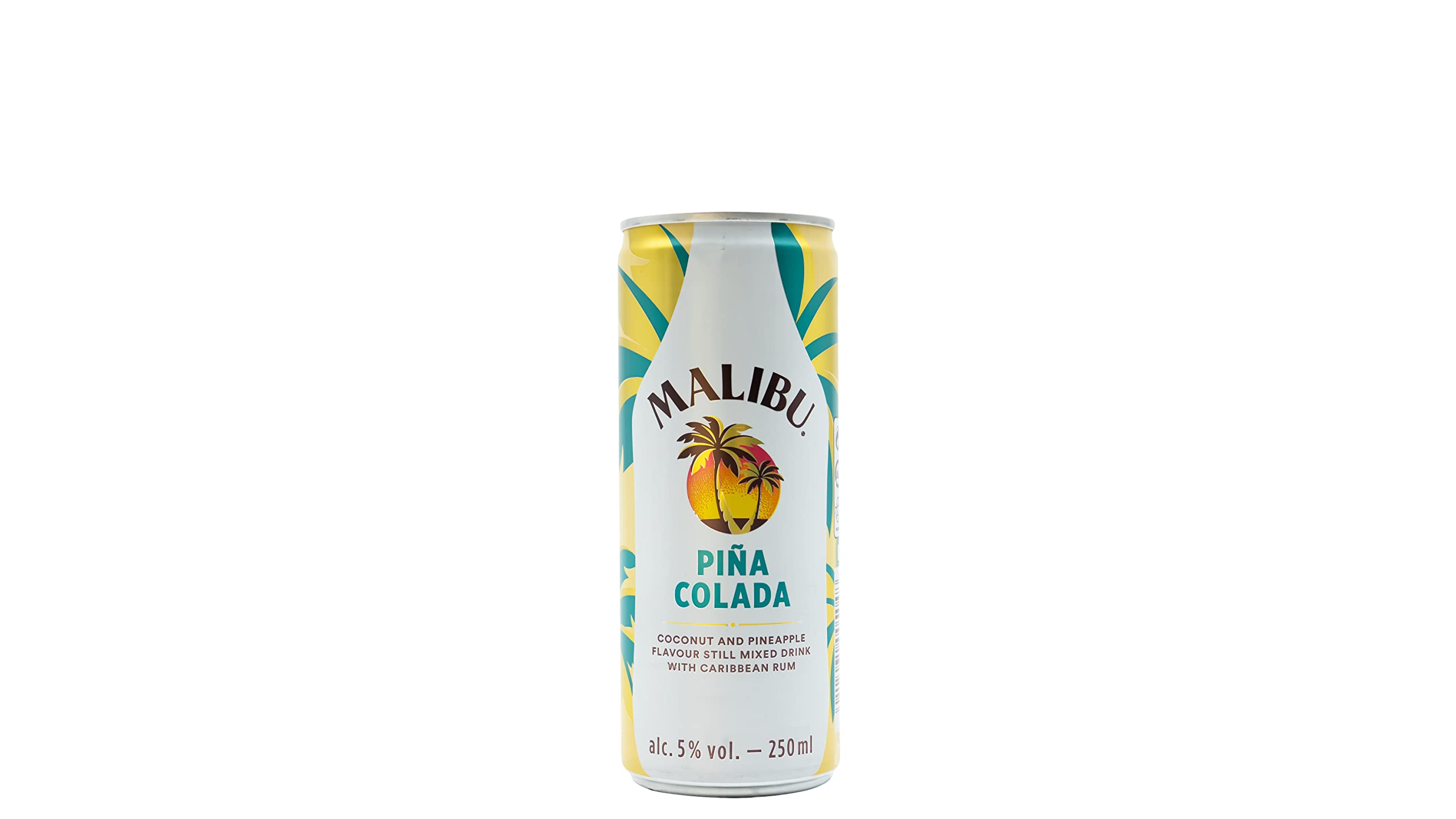 Malibú Piña Colada REDI Cóctel 12 unidades con POLARBOX de Regalo - 250 ml