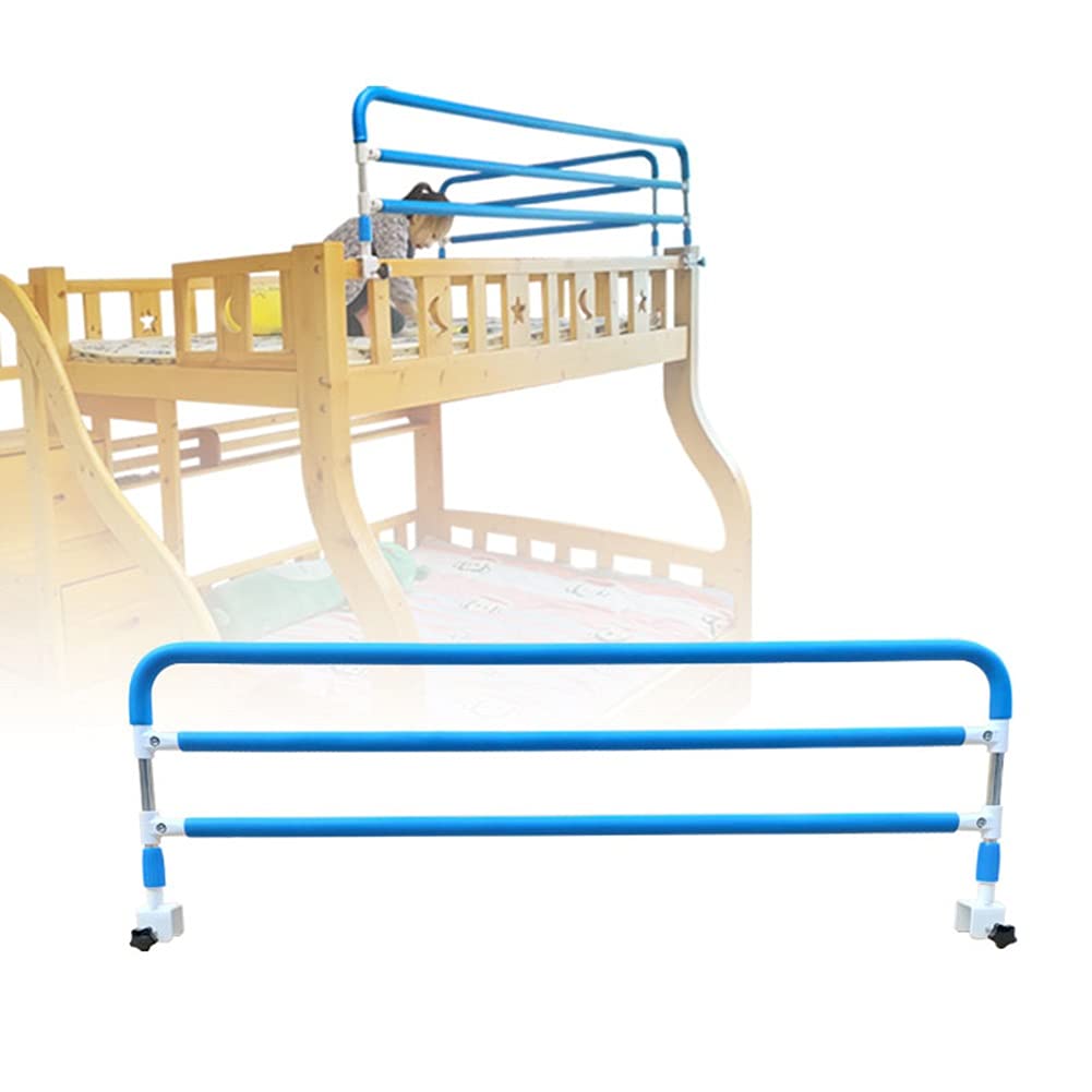 Barandilla de cama ajustable segura para ancianos, barandilla anticaídas, reposabrazos ajustables, valla de litera fiable sin perforaciones, ideal para camas altas y bajas, seguridad y comodidad