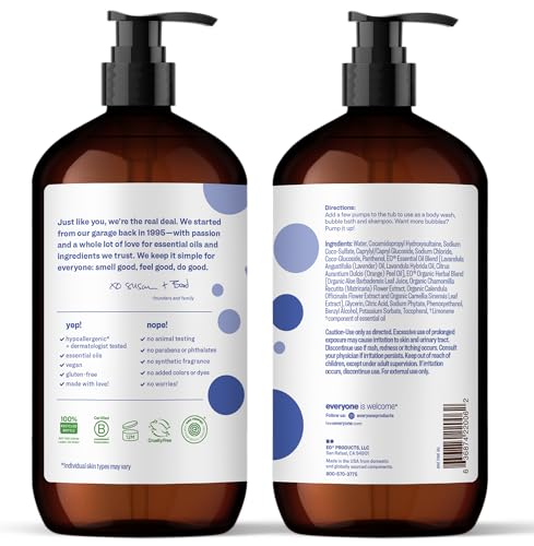 Image of Everyone 3-in-1 Kids Soap, Lavender Bubble Bath & Shampoo, 32 oz 2-Pack | Everyone 3-in-1 Kids Soap, Lavender Bubble Bath & Shampoo, 32 oz 2-Pack