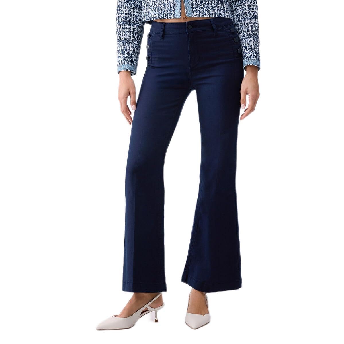 Pantalon évasé Liu Jo à boutons pour élancer la silhouette - 5