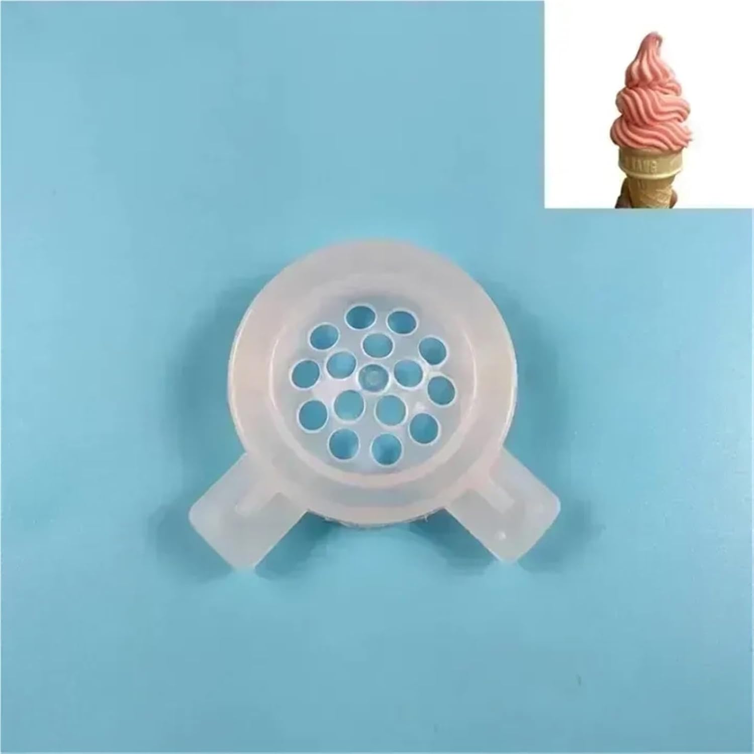 5 In 1 Set Ice Cream Modeling Lids For Ice Ceam Machine Accessory Nozzle 28mm Inner Diameter