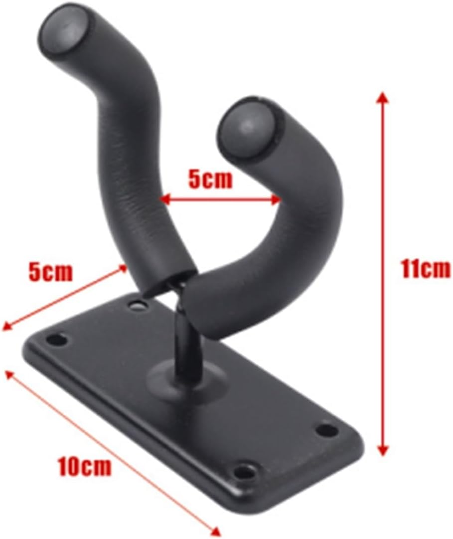 Durable Wall Mount Skateboard Deck Display Wall Mount Horizontal Hanger Rack Stable and Sturdy Longboard Storage Display Rack, Black