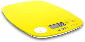 Balança digital para cozinha, 5 kg. / 1 g, Rhino BAREC-5 Design Ultra Leve e Compacto com argola para poder pendurar. Calcular o peso em gramas, libras e onças.