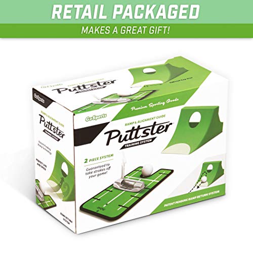 Gosports Puttster Golf Putting Hole Trainer - Alignment Aid With Cup Ramp Return System, Putt Indoors Or Outdoors #TOP5