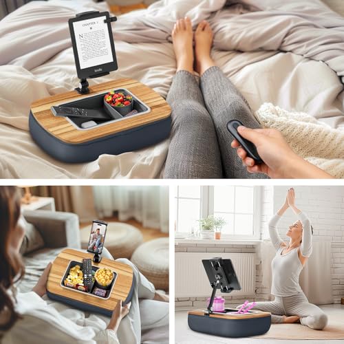 image for ERGONOV Lap Beanbag Tablet Pillow Stand,Adjustable iPad Holder with Sn