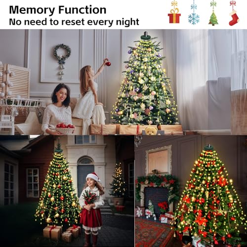 Luces de Navidad LED para árbol interior y exterior miniatura 7