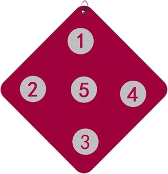Fencing Target Practice Board Wall Mount Sturdy Portable 12.99x12.99inch Improving Accuracy and Skill Supplies Training Tool