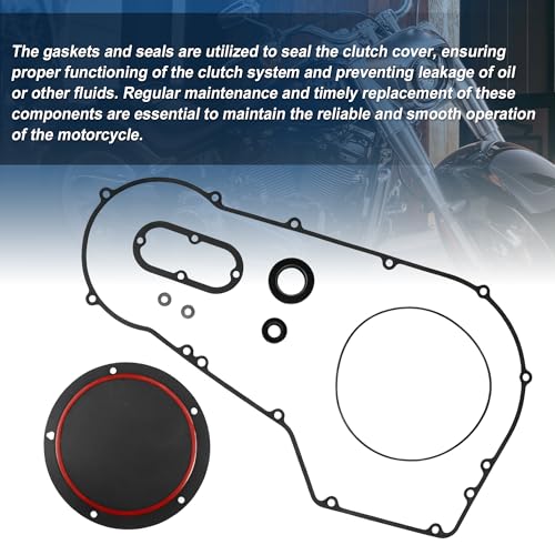 Juntas de cubierta primaria ACROPIX para Harley Dyna 1999-2005 y Softail 1999-2006 4