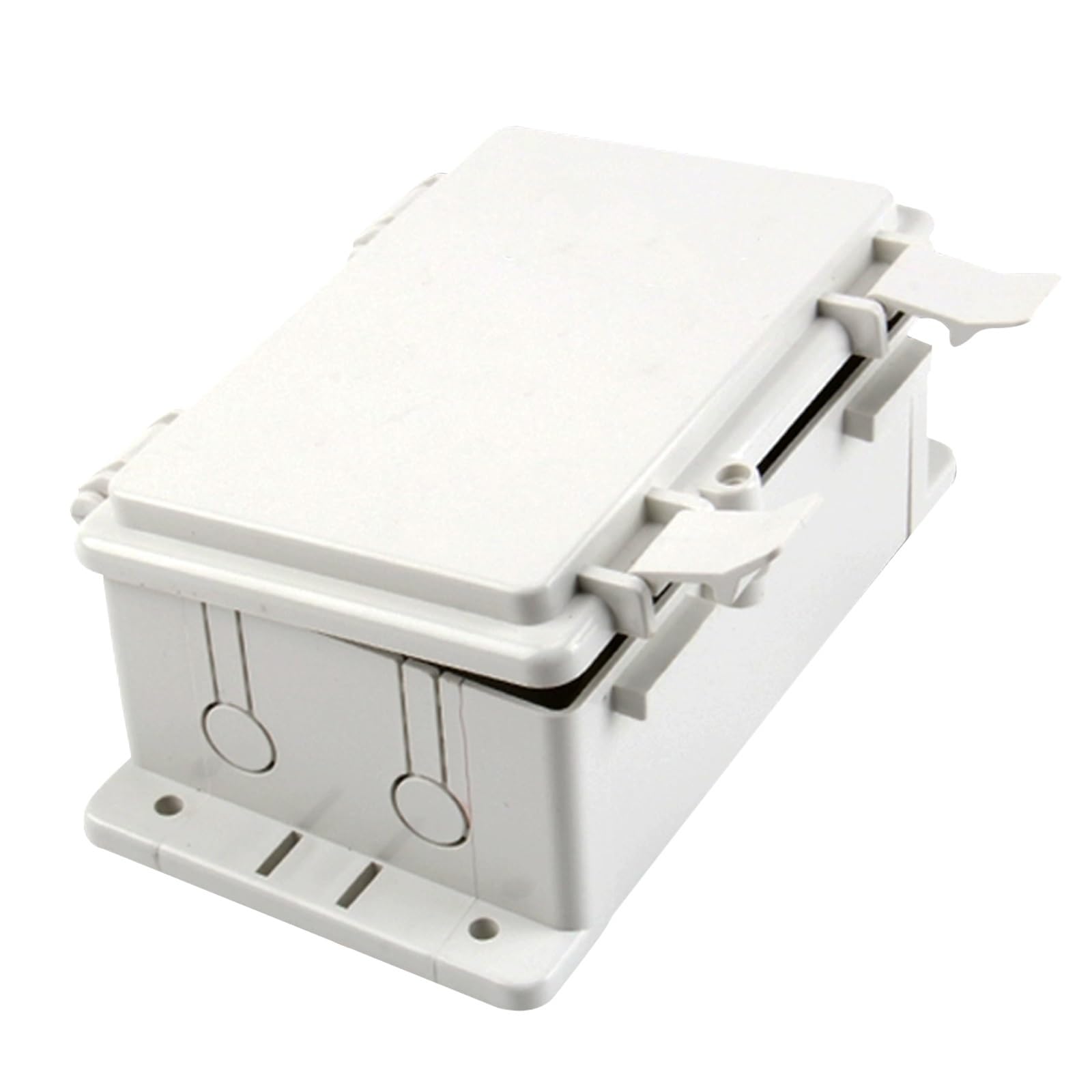 Scatola Derivazione Stagna, Scatola Elettrica in Plastica ABS, Contenitore Elettrico Impermeabile e Antipolvere IP67 con Fibbia per Elettronica(46x32x16cm)