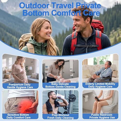 Bidé portátil para viaje, rociador eléctrico de mano para higiene personal miniatura 7