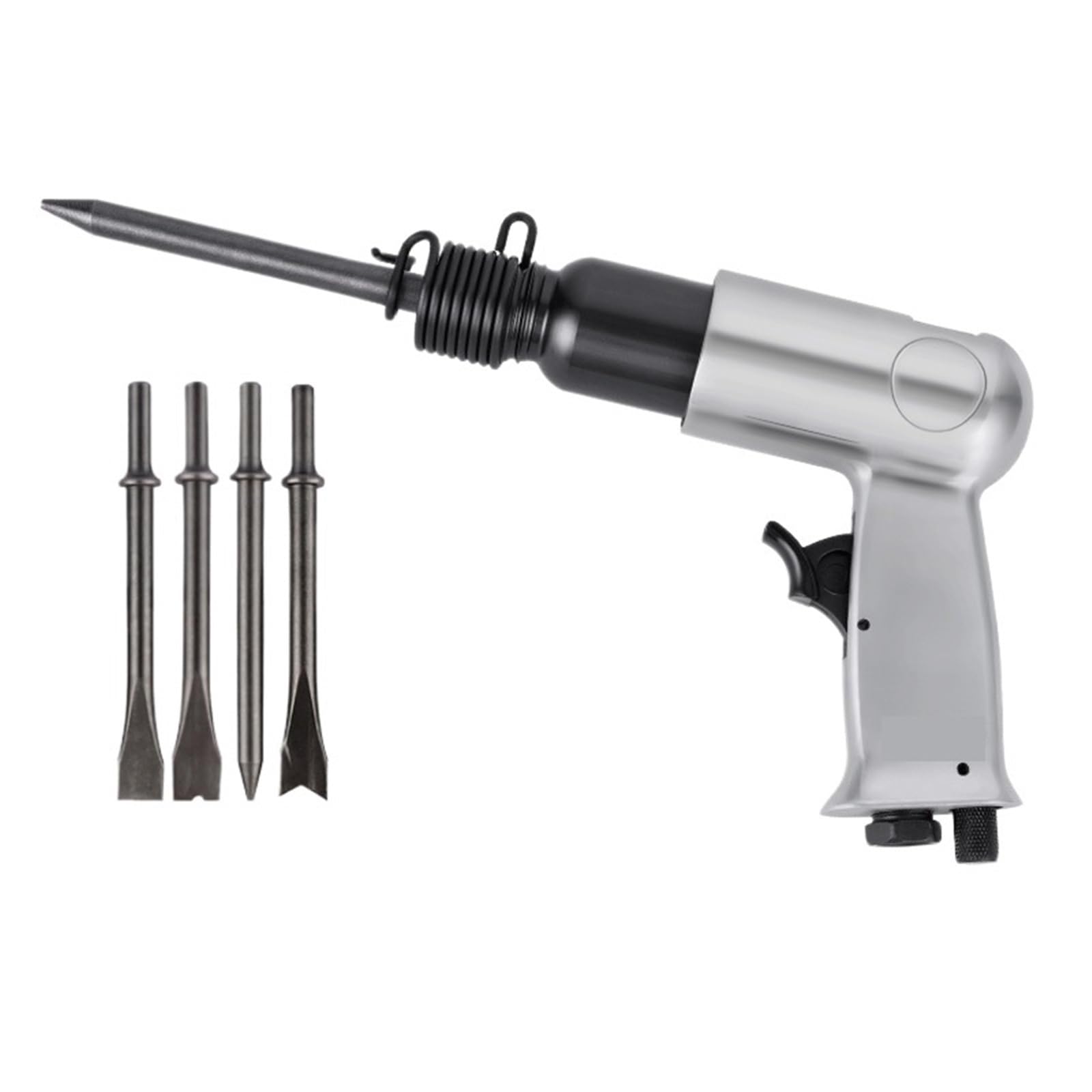 Druckluftwerkzeuge, Handheld Schaufeln Air Hammer Kleine Rost Entferner Pneumatische Werkzeuge Mit 4 Meißel(250)