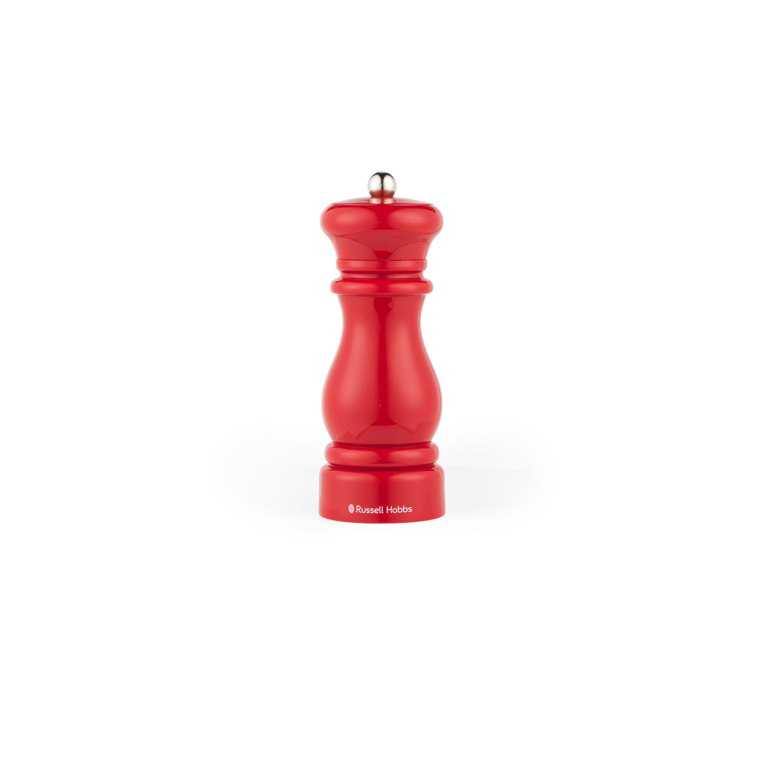 Russell Hobbs Classics Manual Salt and Pepper Mill 17.1 Cm, Red Acrylic