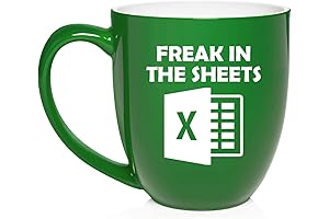 Freak in the Spreadsheets: Ceramic Coffee Mug for the Data-Crunching Accountants