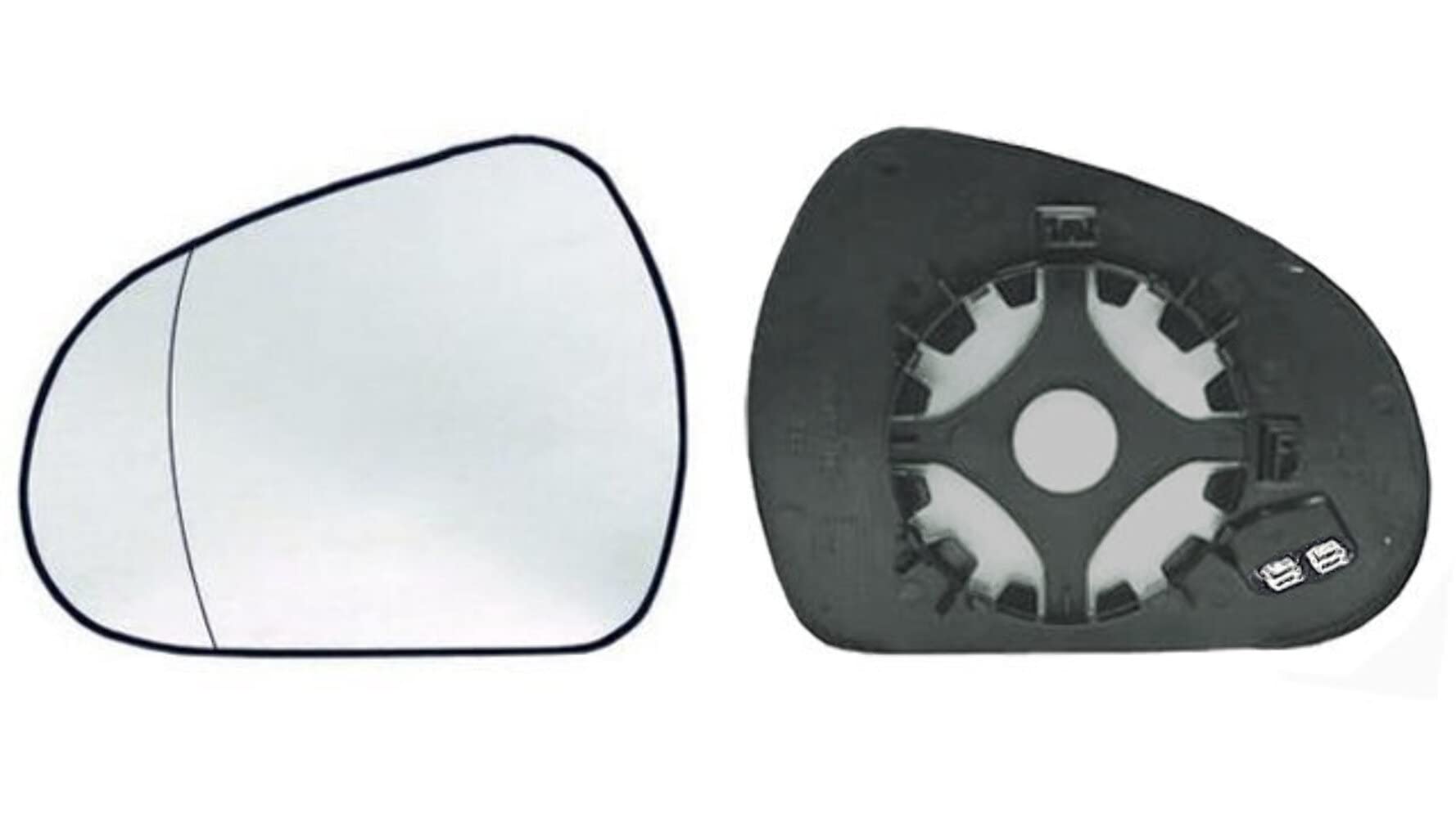 TarosTrade Glace De Rétroviseur Droit Pour Fiat Scudo, Citroën Jumpy, Peugeot Expert