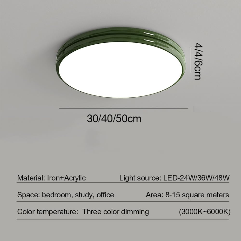 LED Dimmbare Deckenleuchte Moderne Kreis Unterputz Deckenleuchte Acryl Lampenschirm Kronleuchter Schlafzimmer Küche Wohnzimmer Innen Dekorative Beleuchtungskörper