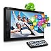 Pyle Car Stereo Receiver System - Double DIN Android Touch Screen Digital LCD Monitor with Backup Cam, USB, Bluetooth & GPS Navigation - CD DVD Player, Play MP3, AM FM Radio with Remote - PLDAND697