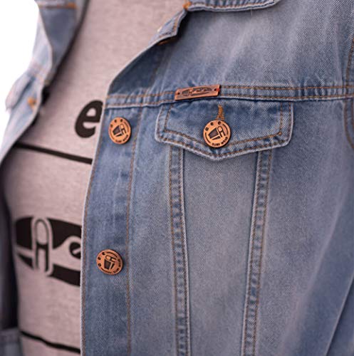 JAQUETA JEANS AEE SURF FEMININA SKY (G)