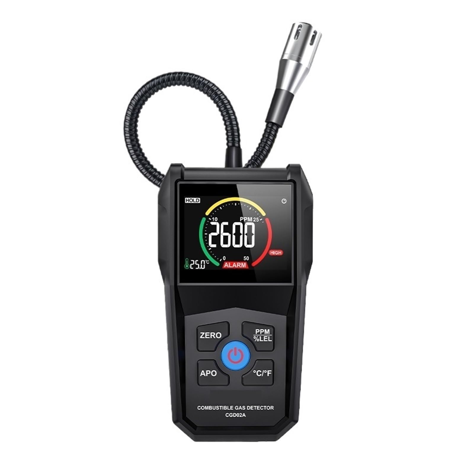 Analyseur de gaz détecteur Combustible Compteur monoxyde Carbone Portable CO CH4 Fuite testeur Moniteur(CGD02A)