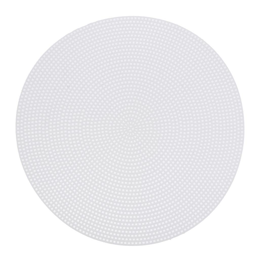 CALANDIS® Round Blank Rug Hooking Mesh Canvas for Rug Making Latch Hook Crafts 24cm-picture-25