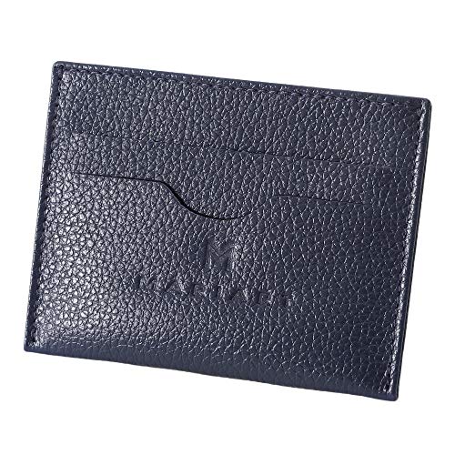 Porta Cartão Couro Mariart 158C (Azul-Marinho)