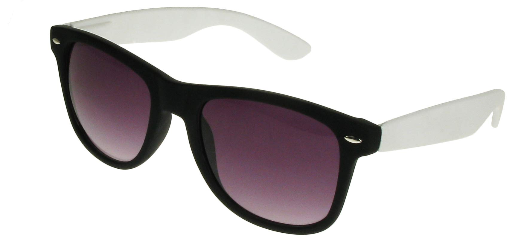 Goodlookers Unisex Black/White Sunglasses 'Carnaby'
