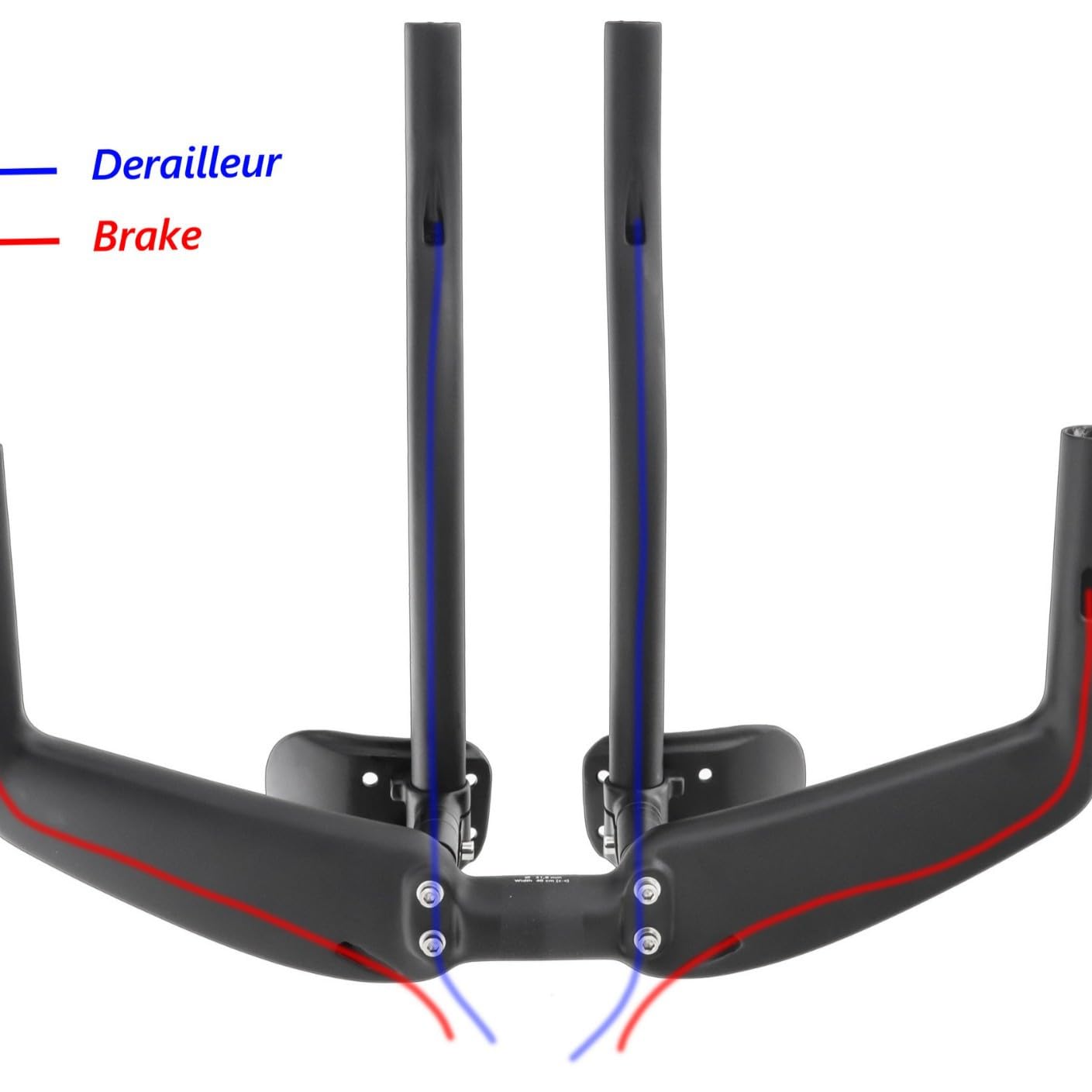 Amazon.co.jp: TOSEEK TTバイクハンドル T800カーボン DHバー TTバー