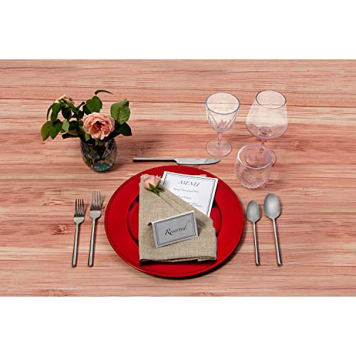 Platos decorativos Home Details 13 pulg, pack 24 miniatura 2