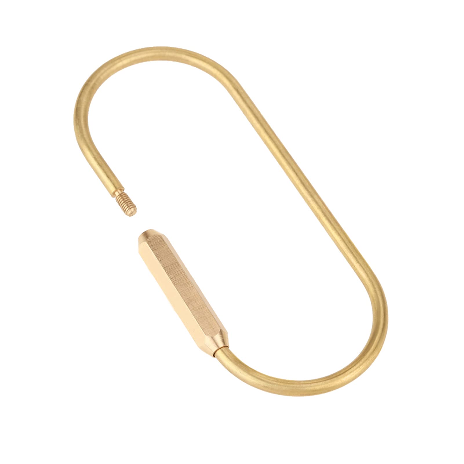 Simple Brass Keychain Screw Camping Survival Carabiner Buckles