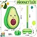 Sratte Avocado Piata Decorations - 16 x 11 x 3 Inch Fruit Avocado Piata with Stick for Gender Reveal, Baby Shower, Birthday Party, Fruit Theme Party Game Activity