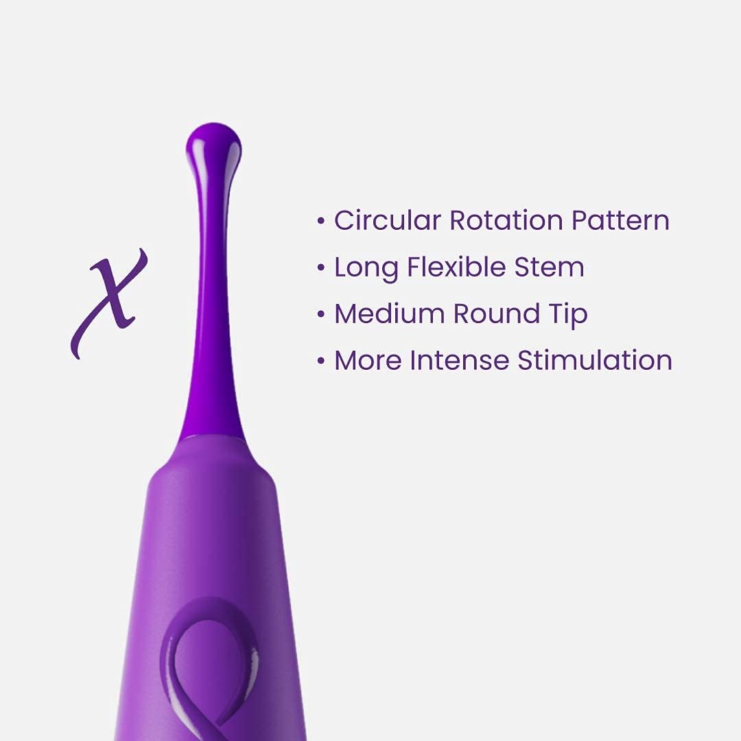 Zumio X Clitoral Stimulator for Women- Wireless High-Frequency G-Spot, Quick Orgasm, Waterproof, Splashproof, Rechargeable, Rotating Vaginal Massager Masturbation Adult Sex Toys | 2-Year Warranty