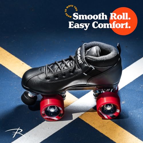 Image of Riedell Dart Roller Skates for Men and Women - Colorful, Ultra-Durable Speed Skate with Precision Fit and Matching Color Wheels, Roller Skates