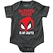 Feisty and Fabulous Deadpool Maximum Effort, Funny Bodysuit, Great Gift for Dad, Gray, 3-6 mo