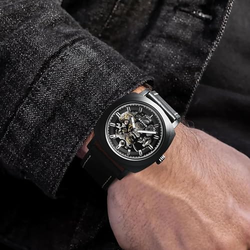 BENYAR Automatic Mechanical Watch for Men Black Black-Black - Image 5