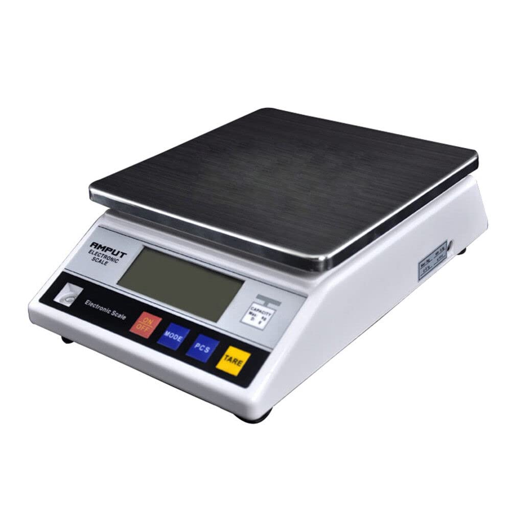 Báscula digital electrónica, 7,5 kg/0,1 g, báscula de cocina digital, báscula de laboratorio con pantalla LCD para cocina, mesa, oficina