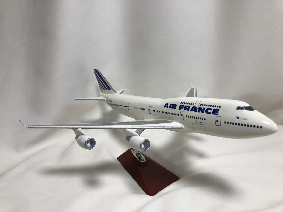【美品】1/100 エールフランス ボーイング747-400 木製ソリッドモデル Amazon | 1/150 B747-400 AIR FRANCE エールフランス 大型模型