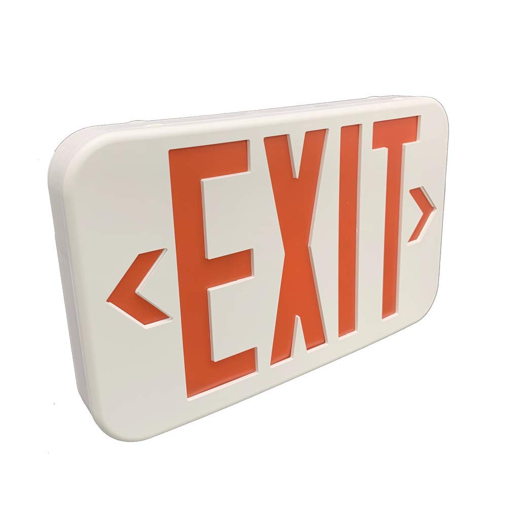🛒 Flash Sale AmazonCommercial LED Emergency Exit Sign, UL Certified, 6-Pack, Double Face Exit with Battery Backup Free Shipping Offer AmazonCommercial LED Emergency Exit Sign, UL Certified, 6-Pack, Double Face Exit with Battery Backup