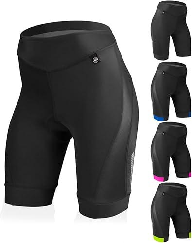 Miniatura 4 de AEROTECHDESIGNS Pantalones cortos de ciclismo acolchados Elite para mujer Pantalones cortos de ciclismo premium de larga distancia Fabricado en