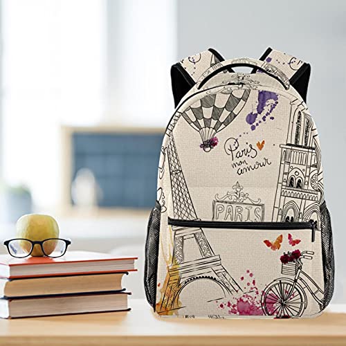 Sac à dos de voyage Paris pour transporter ses affaires de cours et loisirs
