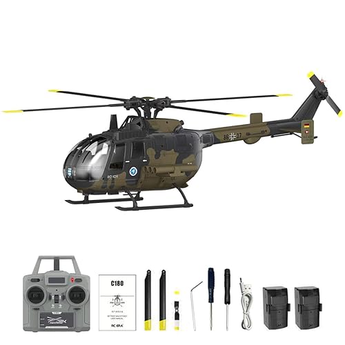 RC ERA C180 BO-105 Brushless RC Helicopter, 6CH with 6-Axis