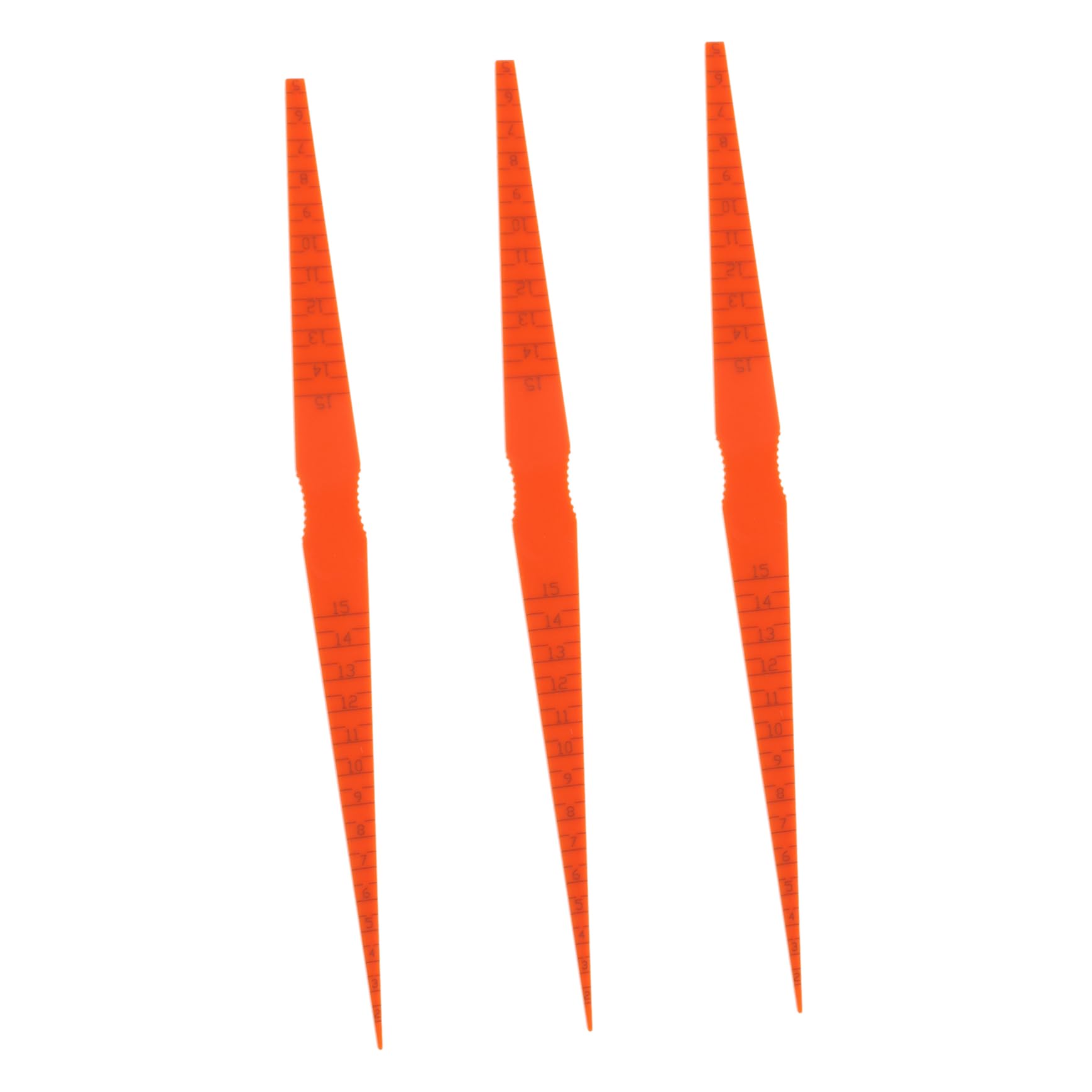 BELLIFFY 3sets Valve Thickness Measuring Tool Taper Gauge Automotive Gauge Tool Precision Feeler for Inspection and Measurement 3pcs*3