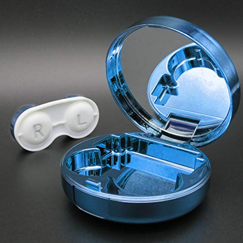 image for Vastsoon Contact Lens Case, Cute Travel Size Eye Colored Contacts Lens