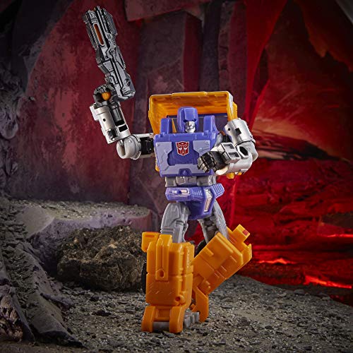 Transformers Toys Generations War For Cybertron: Kingdom Deluxe Wfc-K16 Huffer Action Figure - Kids Ages 8 And Up, 5.5-Inch #TOP5