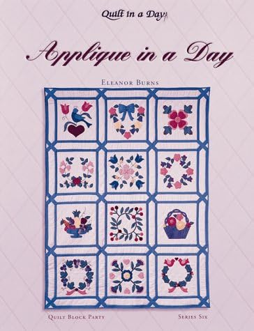 Applique in a Day: Block Party Series 6 (Quilt Block Party)