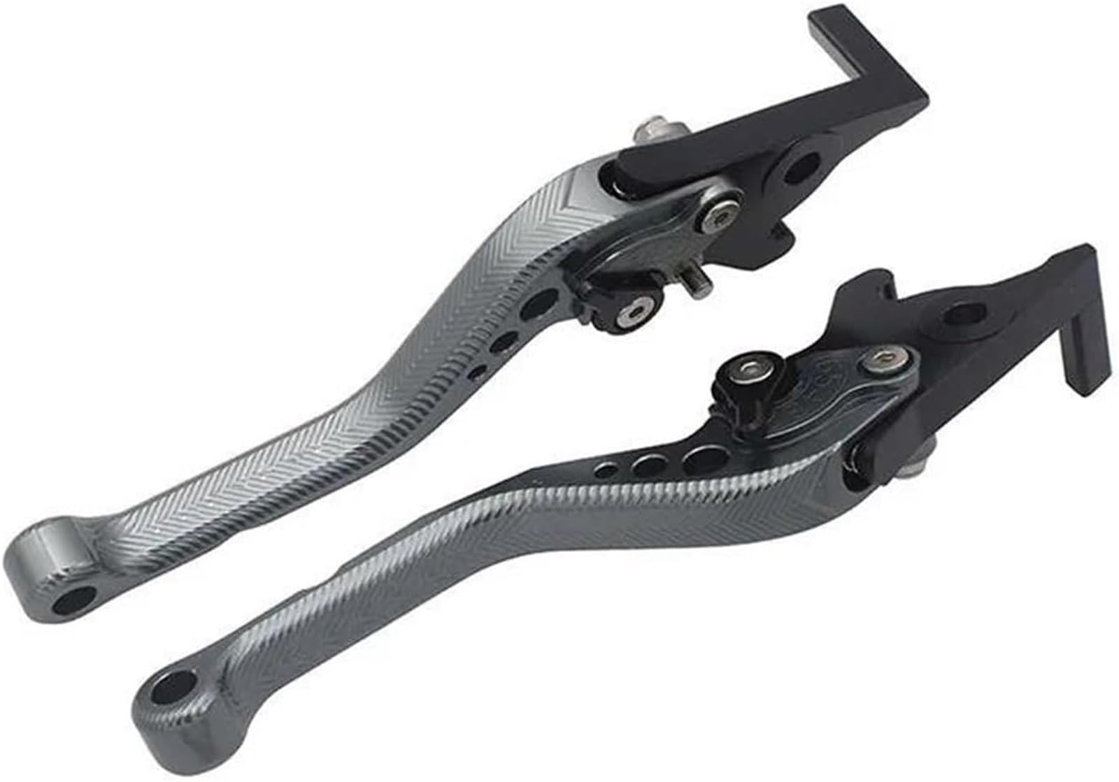 Palanca de freno de embrague regulable gris SEMSPEED para Kawasaki Ninja ZX-25R