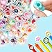 100 Pcs Mini Pencil Toppers with Capsule Toys,Cute Cartoon Pen Toppers,Filled Pencil Charms for Kids,Back to School,Student Rewards,Classroom Prizes,Gift,Vending Machine,Gumball Machine Capsules