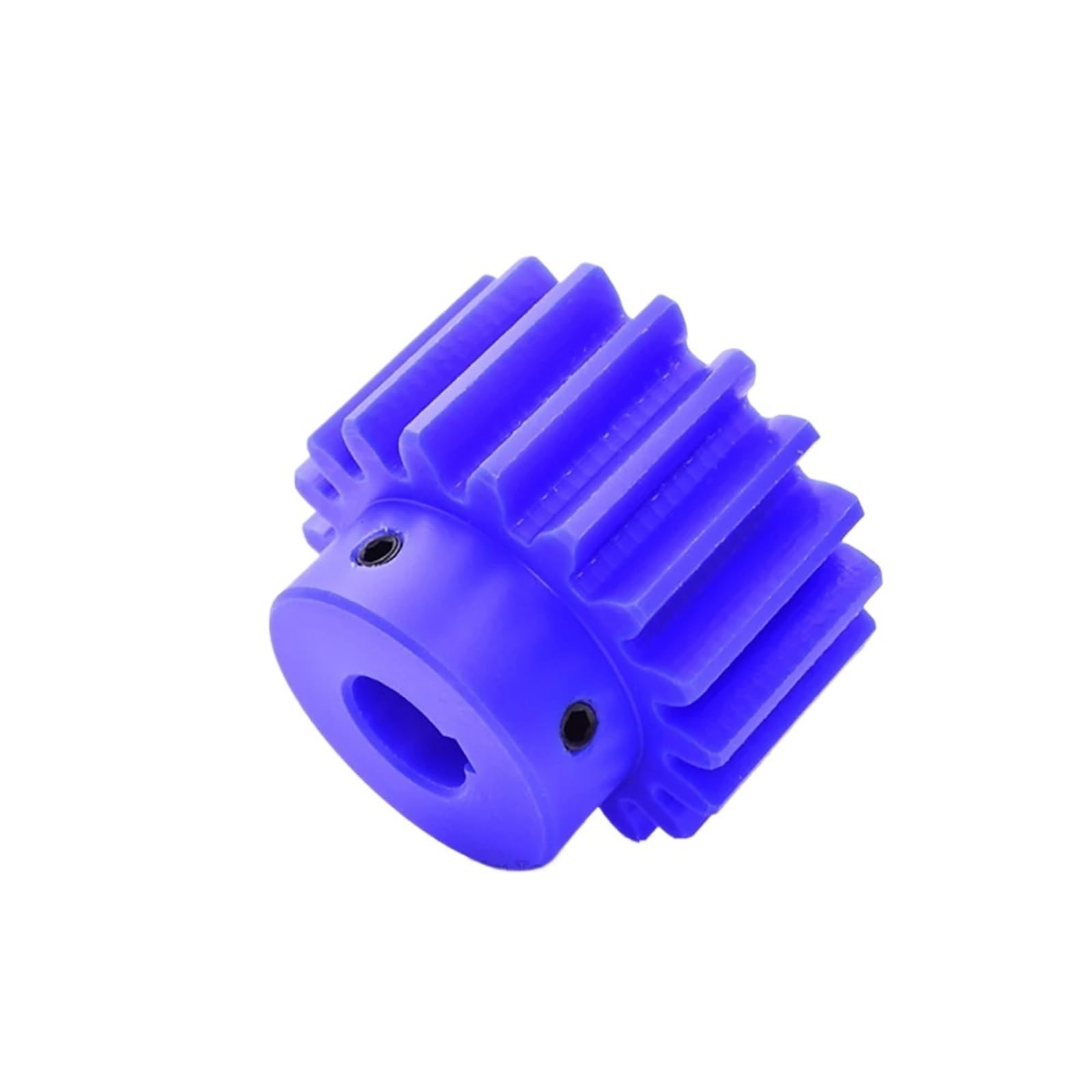 Bevel Gear Pinion Hardware Mechanical 1pcs Blue Nylon Spur Gear 3 Mold 15 Teeth Plastic Motor Spur Gear with Step Keyway Bore 14/15/16/18/20/22/24/25/28/30mm(30mm Keyway 8mm)