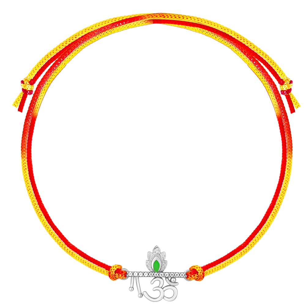 GIVA 925 Silver Sacred Om Rakhi|Raksha Bandhan Rakhi for Brother | Gift for Men & Boys| With Certificate of Authenticity and 925 Stamp (B0CB61MXQW) Amazon Price History, Amazon Price Tracker
