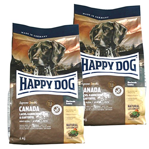 Happy Dog 2 x 4 kg Supreme Sensible Canada