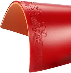 729 Esponja de borracha de 2,2 mm, cruz vermelha/preta, borracha de treinamento de pingue-pongue aderente com aprovação ITTF, acessórios de pingue-pongue de borracha de substituição