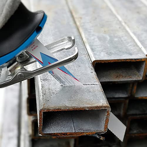 Ezarc Reciprocating Saw Blades 6 To 9 Inch, Bi-Metal With Cobalt Metal Cutting, Wood With Nails, Multipurpose Demolition Blades Set For Reciprocating/Sawzall Saws/Sabre Saws (10-Pack) #TOP6